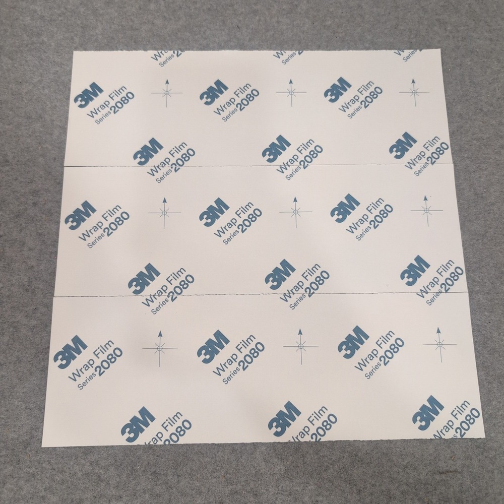 3M Series 2080 Gloss‎ Black Metallic Car Wrap Vinyl Film 3 Pack Detailing Sheets - Picture 3 of 6